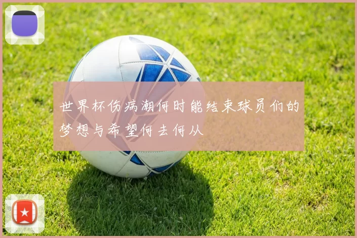 世界杯伤病潮何时能结束球员们的梦想与希望何去何从